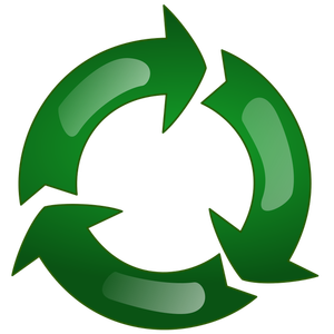 Recycling-Zeichen Vektor Zeichnung