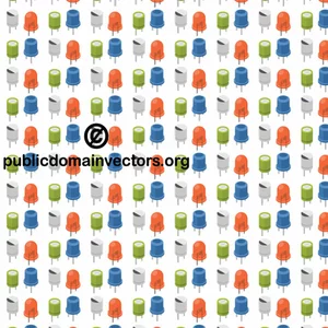 Seamless pattern with electronic components