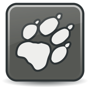 Hond paw teken vector afbeelding