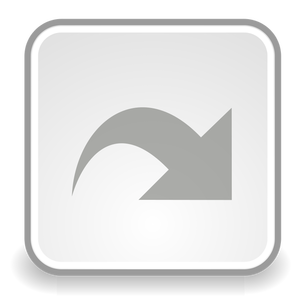 Grayscale image of download icon