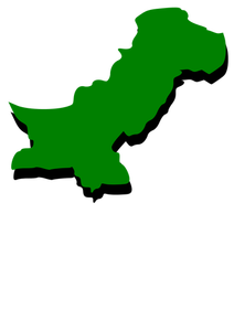 Pakistan van de groene kaart