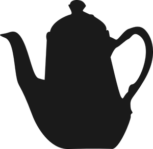 Tea pot vector drawing