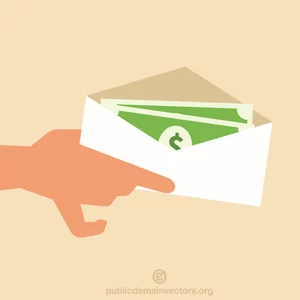 Envelope with money