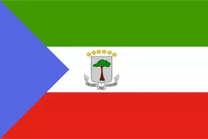 Vektorgrafikk i Ekvatorial-Guineas flagg