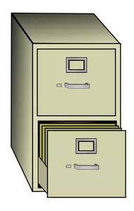 Plik cabinet wektor clipart