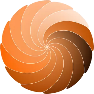 Immagine vettoriale spirale di colore