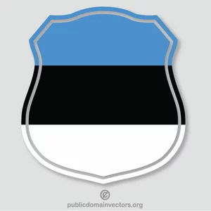 Escudo de armas de la bandera estonia