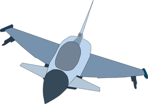 Eurofighter Typhoon uçak vektör görüntü