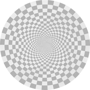 Gambar vektor menggambar pola ilusi