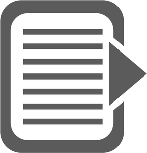 Quadrato grigio esportare icona illustrazione vettoriale