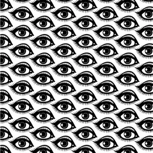 Eye seamless pattern