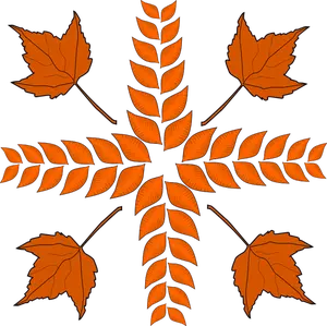 Høst blader ordningen vektor image