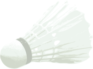 Grafica vettoriale di palla di badminton