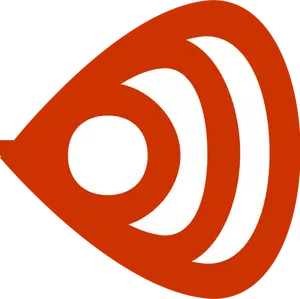 Illustration vectorielle de l'icône RSS moderne