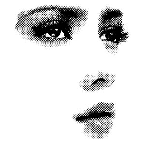 Kvinne ansiktet vektorgrafikk utklipp