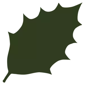 Vectorul de silueta frunze