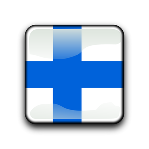 Country vector button Finland