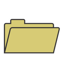 File folder vector illustration