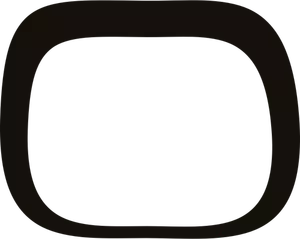 Clipart vetorial de firebog em forma de quadro