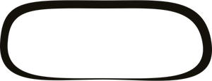 Vector de la imagen de firebog rectangular con forma de marco