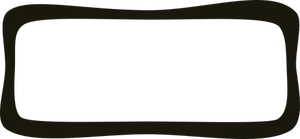 Quadratisches Format Vektor silhouette