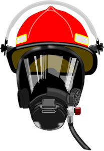 Brand helm vector tekening
