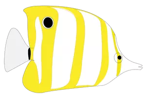 Gul tropisk fisk bild