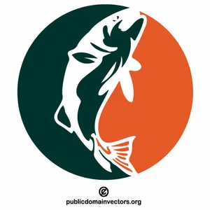 Koncept logotypu rybářského obchodu