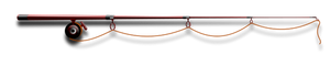 Fishing rod vector image
