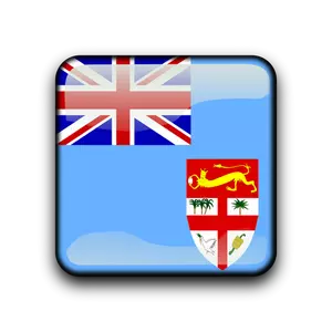 Fijis flagga vektor knappen