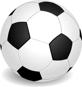 Vektorgrafikk utklipp av en fotball