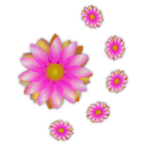 Blommor grafisk vector