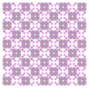 Sømløs floral mønster