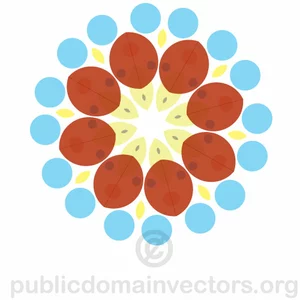 Colorful flower vector