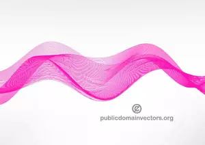 Líneas onduladas de color rosa