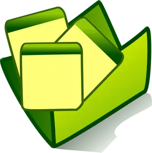 Gambar aplikasi folder ikon vektor