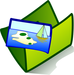 Images folder icon vector clip art