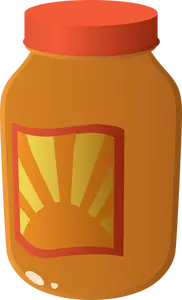 Gambar vektor saus dalam botol