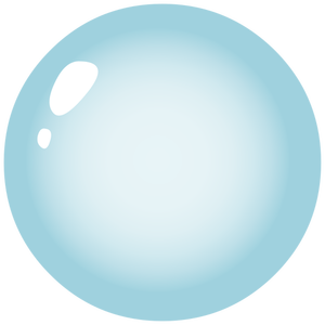 Blue bubble vector image