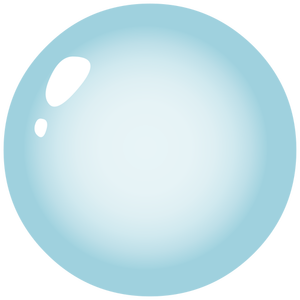 Blue bubble vector image