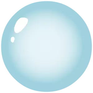 Image vectorielle bulle bleue