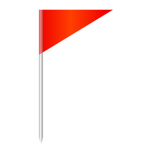Rogu flaga grafika wektorowa