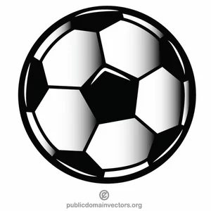 Futbol topu klip sanat grafik