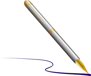 Penna stilografica con inchiostro