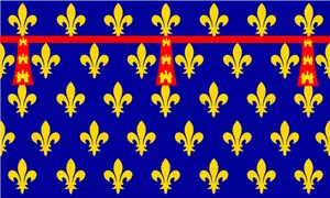 Artois Region Flag vector illustration