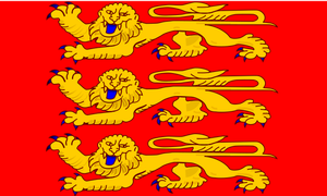Bandiera regione Normandia vettoriali di disegno