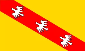 Lothringen Region Flag-Vektor-Bild