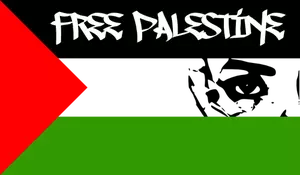 Freie Palästina-Flagge-Vektor-Bild