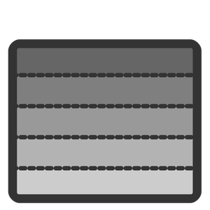 Icona del vettore batteria di ricarica