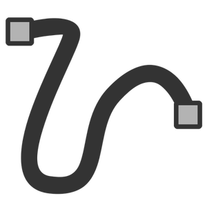 Icono de línea a mano alzada